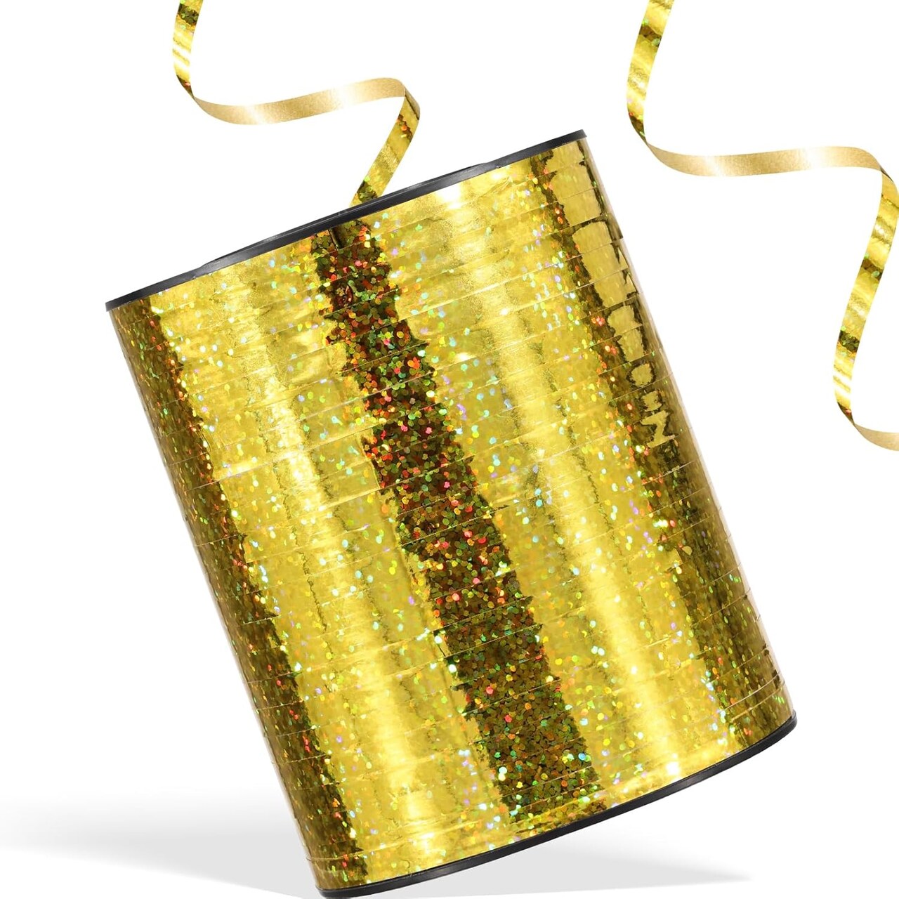 600 Yards Shiny Gold Curling Ribbon (Shiny Gold) 21600"L x 0.2"W